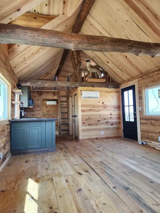 Loft above the kitchen and living area